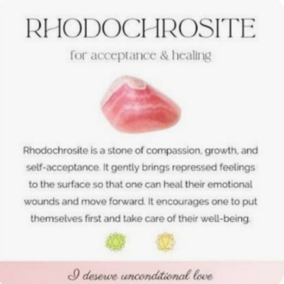 Rhodochrosite Gemstone 925 Sterling Silver Handmade Pendant Necklace - Picture 3 of 3